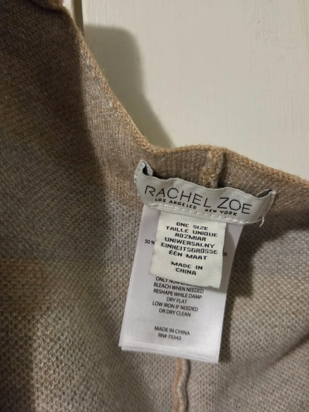 New - Women's Rachel Zoe Poncho - One Size Plus